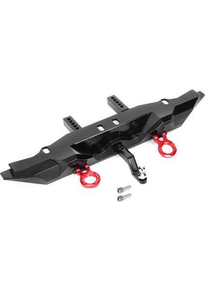 Trx4 Rc Araba Siyah Için Çekme Kancası Aksesuarlı Alüminyum Alaşımlı Arka Kuyruk Tamponu (Yurt Dışından)