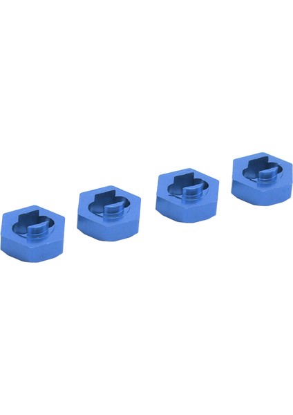 4 Adet Tekerlek Hex Hub Adaptörü Alüminyum Alaşım Jant Hex Çoğaltıcı Traxxas Latrax Teton 1/18 Rc Kamyon Mavi (Yurt Dışından) modelleri