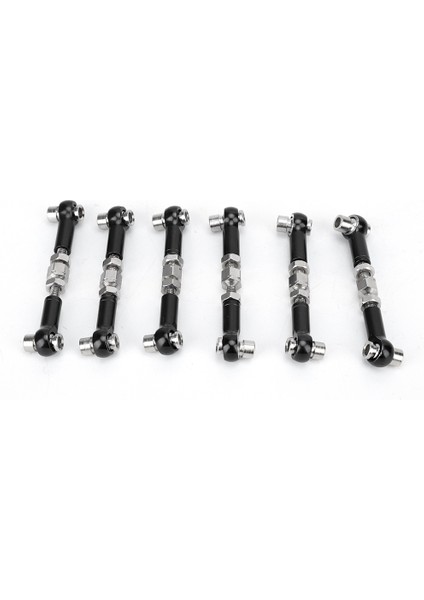 Adet Ayarlanabilir Servo Bağlantı Rot Takımı Rc Araba 1/10 Buggy Touring Araba 47MM Aksesuarları Siyah (Yurt Dışından) modelleri