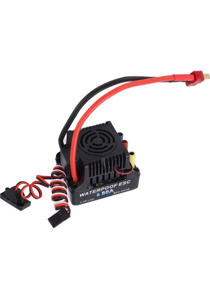 Rc Araba Fırçasız Esc 80A T Fiş Su Geçirmez 6V 5A Sbec Çoklu Koruma 1/8 Rc Araba Fırçasız Esc 1/8 Rc (Yurt Dışından) modelleri