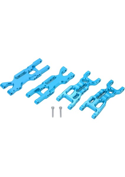 Losı Minit 2.0 2WD 1/18 Rc Stadyum Kamyonu Için Rc Alüminyum Ön ve Arka Alt Süspansiyon Kolları (Mavi) (Yurt Dışından)