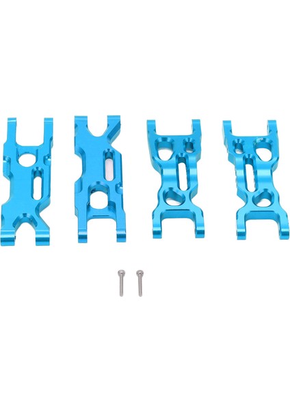 Losı Minit 2.0 2WD 1/18 Rc Stadyum Kamyonu Için Rc Alüminyum Ön ve Arka Alt Süspansiyon Kolları (Mavi) (Yurt Dışından)
