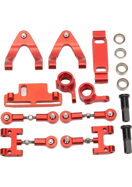 Rc Alüminyum Üst Alt Süspansiyon Kolu Direksiyon Kupası Altıgen Adaptör Metal Aksesuar Seti Wpl D12 Rc Carred (Yurt Dışından) fiyatları