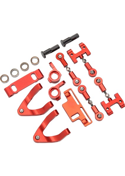 Rc Alüminyum Üst Alt Süspansiyon Kolu Direksiyon Kupası Altıgen Adaptör Metal Aksesuar Seti Wpl D12 Rc Carred (Yurt Dışından) modelleri