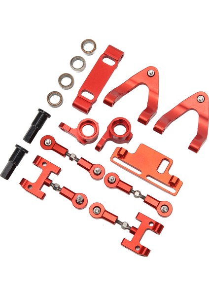 Rc Alüminyum Üst Alt Süspansiyon Kolu Direksiyon Kupası Altıgen Adaptör Metal Aksesuar Seti Wpl D12 Rc Carred (Yurt Dışından) indirimleri