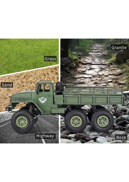 1/18 2.4 Ghz 4WD Araç Rc Araba Elektrikli Altı Tekerlekli Simüle Kamyon Modeli Oyuncak (Yurt Dışından) indirimleri