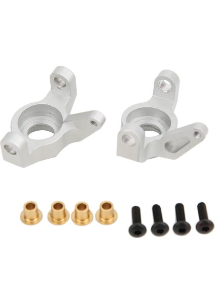 1 Çift Alüminyum Alaşımlı Direksiyon Göbeği Montajlı Ön Aks Koltuğu Axial Wraith RR10 Rc Crawler Yedek Parçaları Gümüş (Yurt Dışından)