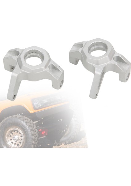 1 Çift Alüminyum Alaşımlı Direksiyon Göbeği Montajlı Ön Aks Koltuğu Axial Wraith RR10 Rc Crawler Yedek Parçaları Gümüş (Yurt Dışından)