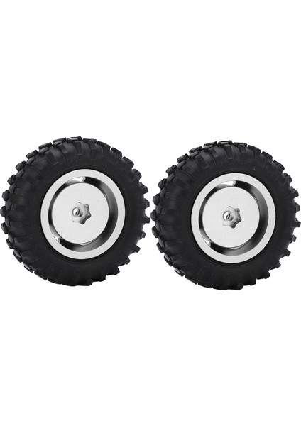 Adet/takım 55MM Metal Jant Lastikleri Axıal SCX24 1/24 Rc Araba Jantı Ka Lastik Gümüş (Yurt Dışından) indirimleri