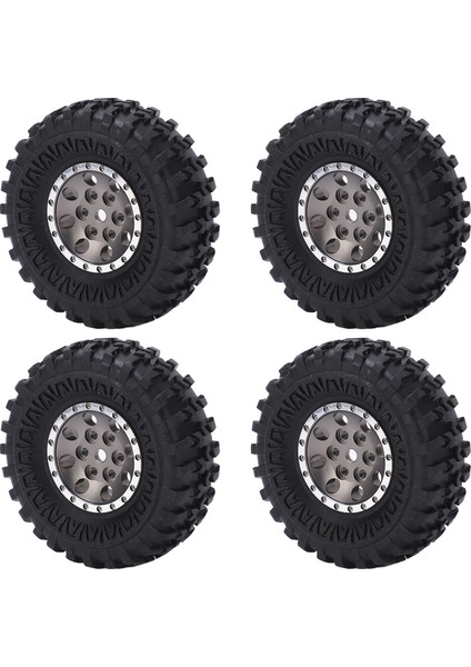 4 Adet 55MM Rc Ka Lastikler Alüminyum Alaşımlı Jant Jantlar Pirinç Birleştirici Eksenel SCX24 1/24 Rc Cartitanium Renkli (Yurt Dışından) fiyatları