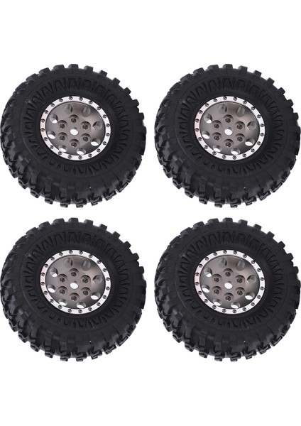 4 Adet 55MM Rc Ka Lastikler Alüminyum Alaşımlı Jant Jantlar Pirinç Birleştirici Eksenel SCX24 1/24 Rc Cartitanium Renkli (Yurt Dışından) modelleri