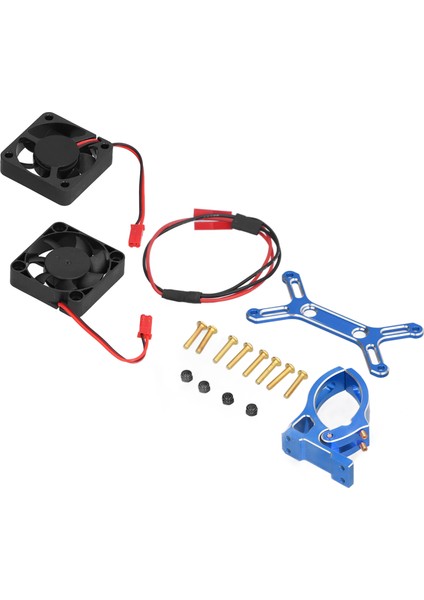 4985 1717 Alüminyum Alaşımlı Fırçasız Motor Soğutma Fanı Isı Emici Traxxas 1/5 Rc Carblue Için (Yurt Dışından)