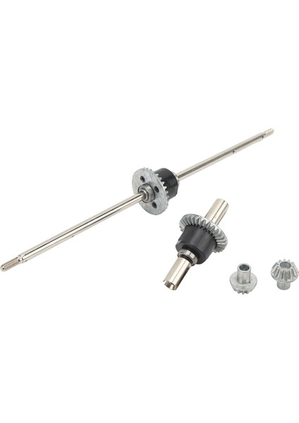Paslanmaz Çelik Metal Ön Arka Diferansiyel Dişli Yedek Parçaları Wltoys 12428 12427 Uzaktan Kumanda Araba (Yurt Dışından)