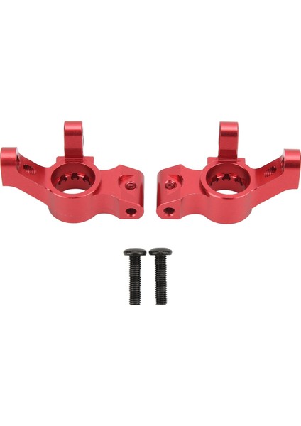 2 Adet Metal Alüminyum Alaşım Arka Knuckle Kol Hub Taşıyıcı Traxxas 4-Tec 2.0 3.0 1/10 Rc Araba Yükseltme Parçaları Aksesuarları Kırmızı (Yurt Dışından)
