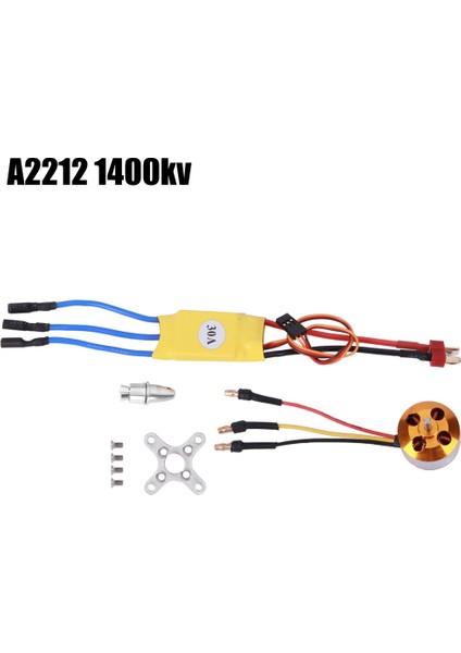 30A Esc Sarı A2212 KV1000 / KV1400 / KV2200 Uzaktan Kumandalı Iha Için Fırçasız Motor (A2212 KV1400) (Yurt Dışından) fırsatları