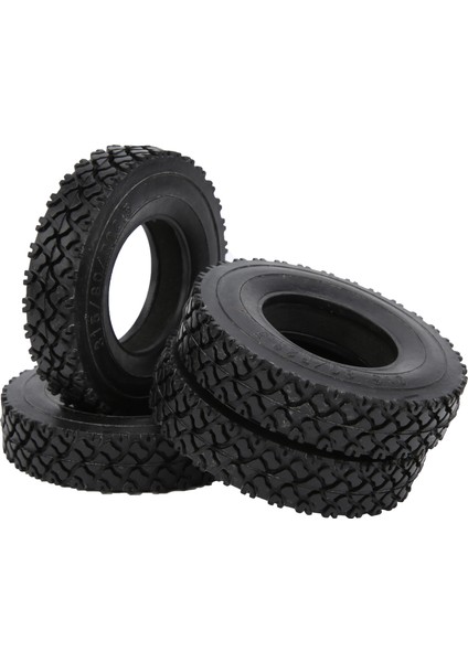 4 Adet 20MM Genişlik Ayakkabı Taban Desenli Lastik Tamiya Traktör Kamyon 1/14 Rc Araba Siyah (Yurt Dışından)