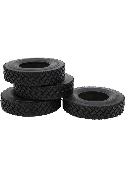 4 Adet 20MM Genişlik Ayakkabı Taban Desenli Lastik Tamiya Traktör Kamyon 1/14 Rc Araba Siyah (Yurt Dışından)