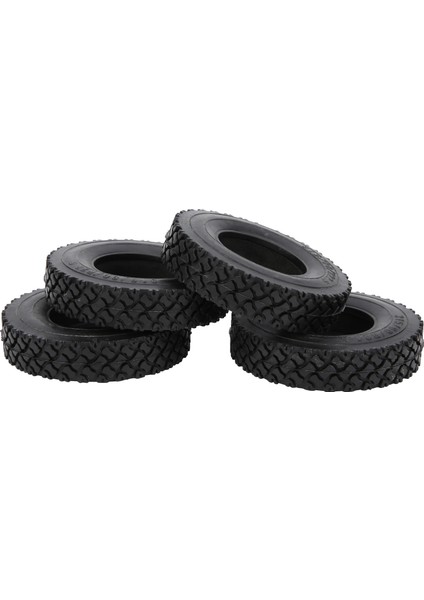 4 Adet 20MM Genişlik Ayakkabı Taban Desenli Lastik Tamiya Traktör Kamyon 1/14 Rc Araba Siyah (Yurt Dışından)