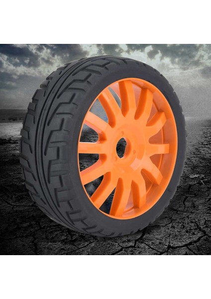 Jant Göbek Lastikleri Ka Lastikler 1/8 Yol Yarışı Rc Araba Aksesuarı (Turuncu) (Yurt Dışından) indirimleri