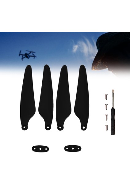 Tutuşunu Airscrew Pervaneler Kanat Parçaları Hubsan Zino H117S Drone Için Fit (Siyah 1 Çift) (Yurt Dışından) fırsatları