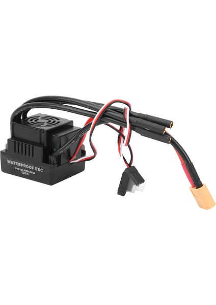 120A Su Geçirmez Fırçasız Esc Hız Kontrol Aksesuarı Için Fit 1/8 Rc CARXT60 Fiş (Yurt Dışından)