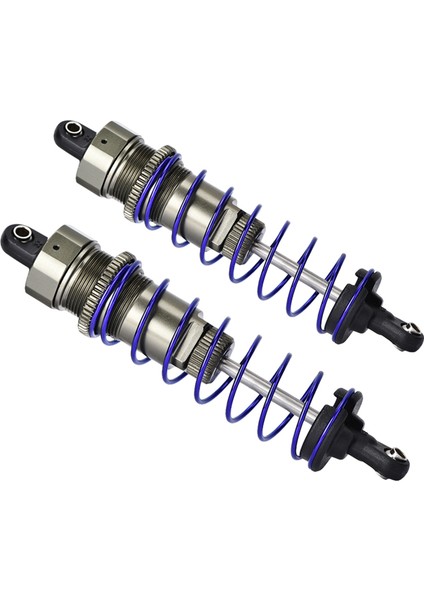 2 Adet Metal Amortisör Damperi 1/10 Rc Araba Yedek Parçaları Aksesuar (92MM) (Yurt Dışından)
