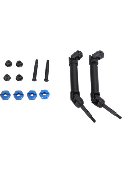 Rc Araba Arkadan Çekişli Motosiklet Mili Ayrı Tasarım Cvd Çelik Arkadan Çekişli Motosiklet Mili Traxxas Slash 4x4 Için HQ727 Kısa Kamyon Araba Siyah (Yurt Dışından)