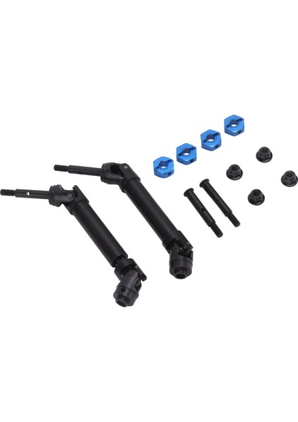 Rc Araba Arkadan Çekişli Motosiklet Mili Ayrı Tasarım Cvd Çelik Arkadan Çekişli Motosiklet Mili Traxxas Slash 4x4 Için HQ727 Kısa Kamyon Araba Siyah (Yurt Dışından)