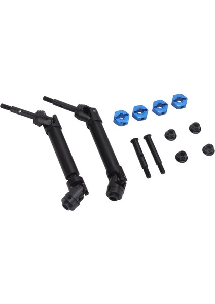 Rc Araba Arkadan Çekişli Motosiklet Mili Ayrı Tasarım Cvd Çelik Arkadan Çekişli Motosiklet Mili Traxxas Slash 4x4 Için HQ727 Kısa Kamyon Araba Siyah (Yurt Dışından)