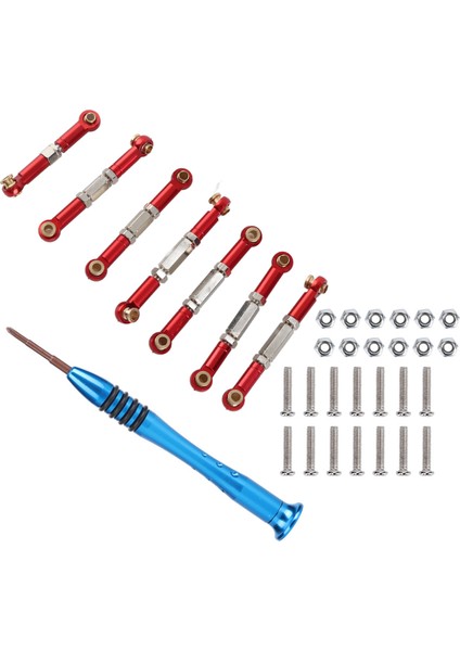 7 Adet Rc Araba Metal Servo Çekme Çubuğu Tornavida ile Wltoys 144001 1/14 Rc Araba Için Uygun (Yurt Dışından)