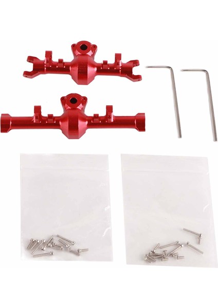 Cnc Alüminyum Alaşımlı Ön Arka Aks Muhafazası Eksenel SCX24 1/24 Rc Simülasyon Modeli Carred (Yurt Dışından)