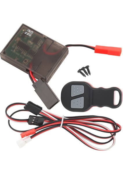 Araba Evrensel Vinç Kablosuz Uzaktan Kumanda Alıcısı Kiti Aksesuarı 1/10 Rc Tırmanıcı Için (Yurt Dışından)