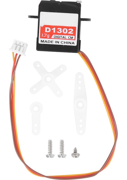 D1302 Mikro Mini Dijital Servo Yedek Parça Aksesuarı Sabit Kanatlı Uçak Model Js1.25 Fişi (Yurt Dışından)
