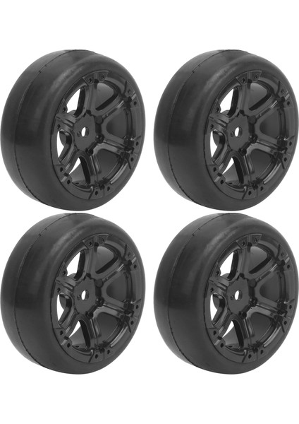 4 Adet Plastik Ka Rc Lastik Modifikasyon Aksesuarları Wpl D12 1/10 Rc Kamyon 63MM Için Uygun (Yurt Dışından) modelleri