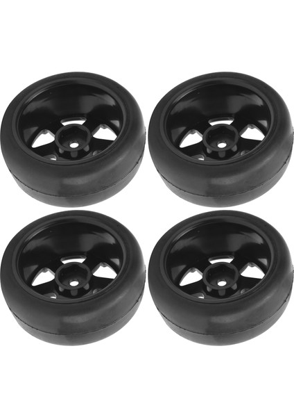 4 Adet Plastik Ka Rc Lastik Modifikasyon Aksesuarları Wpl D12 1/10 Rc Kamyon 63MM Için Uygun (Yurt Dışından) fırsatları