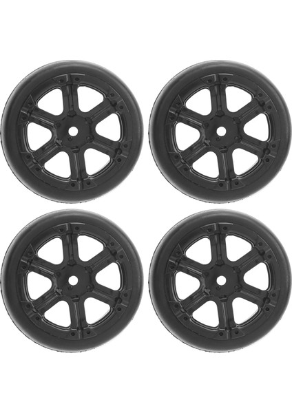 4 Adet Plastik Ka Rc Lastik Modifikasyon Aksesuarları Wpl D12 1/10 Rc Kamyon 63MM Için Uygun (Yurt Dışından) indirimleri