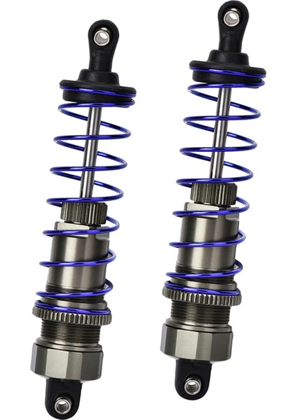 2 Adet Metal Amortisör Damperi 1/10 Rc Araba Yedek Parçaları Aksesuar (92MM) (Yurt Dışından)
