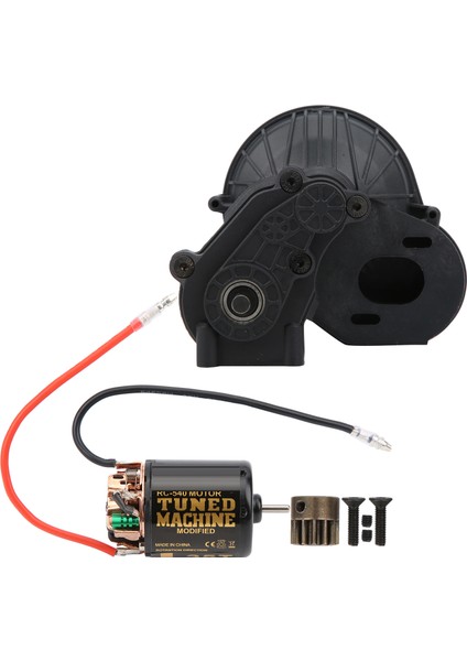 Şanzıman 35T Harici Karbon Fırça 540 Fırçalı Motor Eksenel SCX10 SCX10 Iı 90046 Siyah (Yurt Dışından)