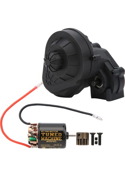 Şanzıman 35T Harici Karbon Fırça 540 Fırçalı Motor Eksenel SCX10 SCX10 Iı 90046 Siyah (Yurt Dışından)