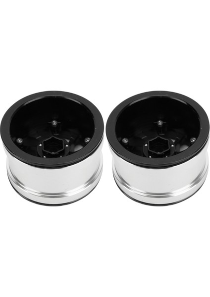 Alüminyum Alaşımlı Beadlock Jantlar Kilitli Yapışmaz 1/10 Rc Paletli Arabalar Için (Siyah) (Yurt Dışından) modelleri