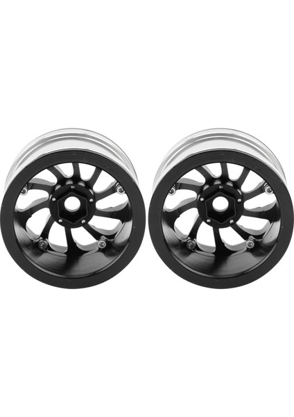 Alüminyum Alaşımlı Beadlock Jantlar Kilitli Yapışmaz 1/10 Rc Paletli Arabalar Için (Siyah) (Yurt Dışından) fırsatları