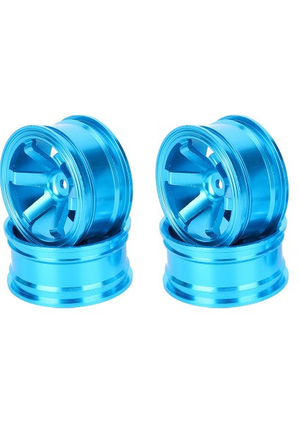 Alüminyum Alaşımlı Tekerlek Göbeği Jantlar Yedek Parçalar Aksesuarlar 1/10 Rc Flat Running Drift Car6-Spoke Mavi Için Uygun (Yurt Dışından)