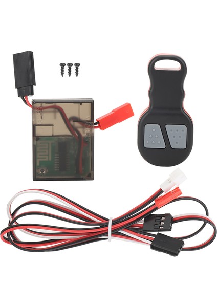 Araba Evrensel Vinç Kablosuz Uzaktan Kumanda Alıcısı Kiti Aksesuarı 1/10 Rc Tırmanıcı Için (Yurt Dışından) modelleri