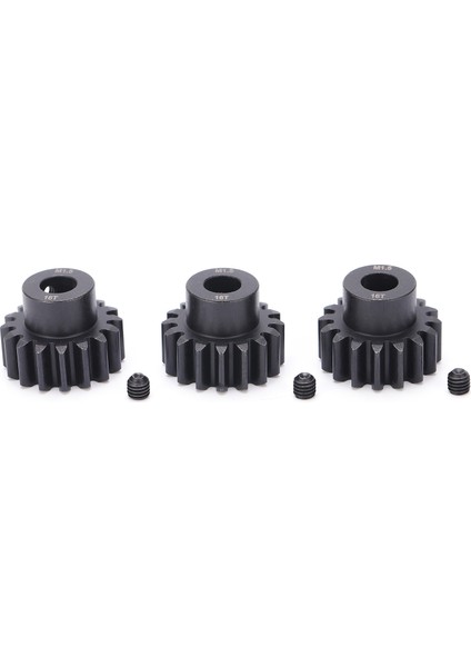 3 Adet M1.5 Pinyon Motor Dişlisi 16T 8mm Şaft Çelik Dişli 1/6 1/5 Rc Araba Fırçasız Motor Için (Yurt Dışından)