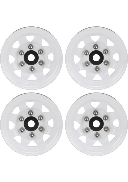 Adet 1.55 Inç Rc Tekerlek Jant Göbeği Evrensel Rc Tekerlek Göbekleri Axial AX90069 Crawlerswhite (Yurt Dışından)