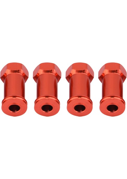 12MM Tekerlek Altıgen Göbek 25MM Uzatma Adaptörü Traxxas Slash 4x4 1/10 Kamyon Için (12*25MM, Kırmızı) (Yurt Dışından) modelleri