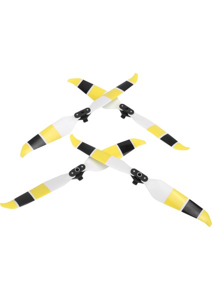 Renkli Pervane Drone Düşük Gürültülü Pervaneler Mavic Air 2/air 2s Aksesuarları Için Pervaneler (Sarısiyah) (Yurt Dışından) fiyatları