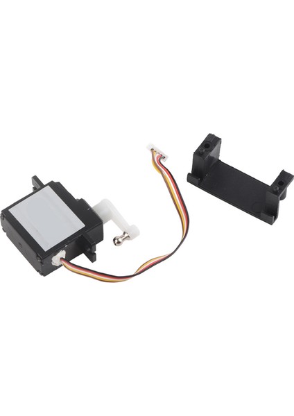 Metal Direksiyon Motoru Servo Aksesuarı Wltoys 144001 1/14 Dört Tekerlekten Çekişli Alaşımlı Rc Araba Için Uygun (Yurt Dışından)