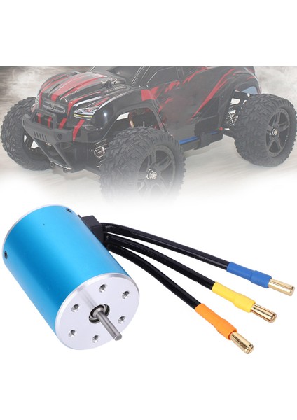 3650/2800KV Fırçasız Motor Yedek Aksesuarları Yedek Parçalar Remo 1/10 Rc Araba E9632 Için Uygun (Yurt Dışından)