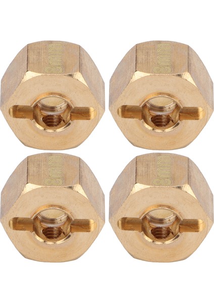 4 Adet / Takım 12MM Altıgen Tekerlek Göbeği Genişletilmiş Adaptör SCX10 90046 Gn7 CC01 1/10 Rc Arabalar 8mm (Yurt Dışından) modelleri